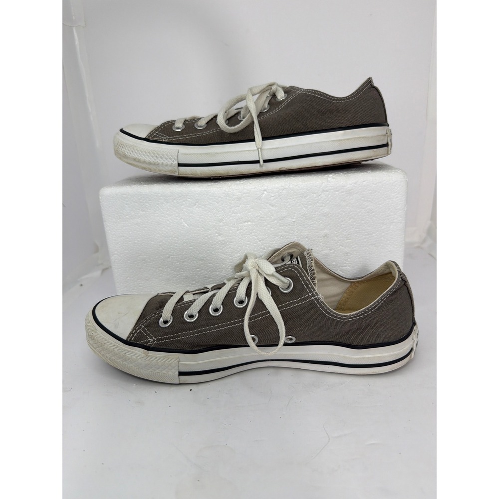 Converse Chuck Taylor All Star Low Top Charcoal Grey Canvas Sneakers 5J794 US 9